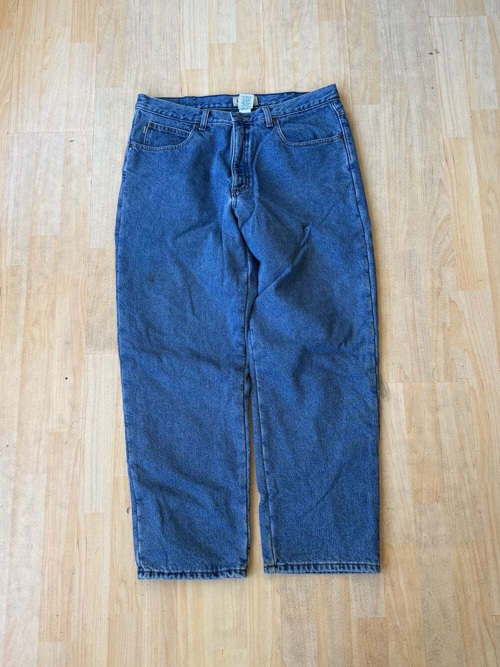 L.L. Bean Relaxed Fit Fleece Lined Denim Jeans Men's 36x30 Blue Jeans